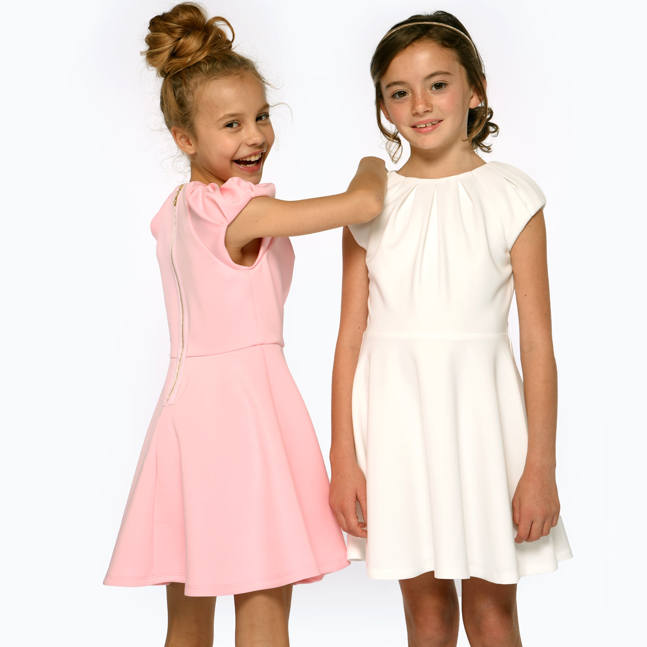 Scuba Dress in Pink